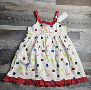 B is for Birthday dress Toddler 4-5Y NEW A.T.U.N brand